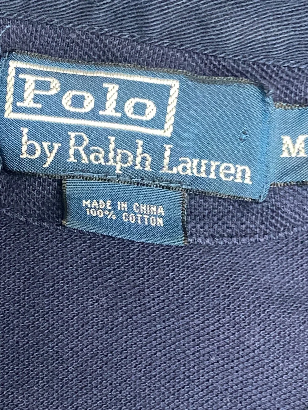 Vintage Polo Ralph Lauren Shirt Mens Medium Pony Logo Blue Red White Striped